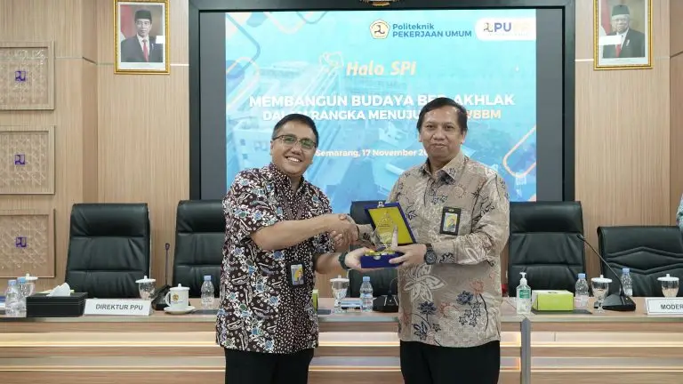 Giat Kegiatan Budaya Integritas “Halo SPI Series 1: Membangun Budaya ber-AKHLAK” Politeknik Pekerjaan Umum