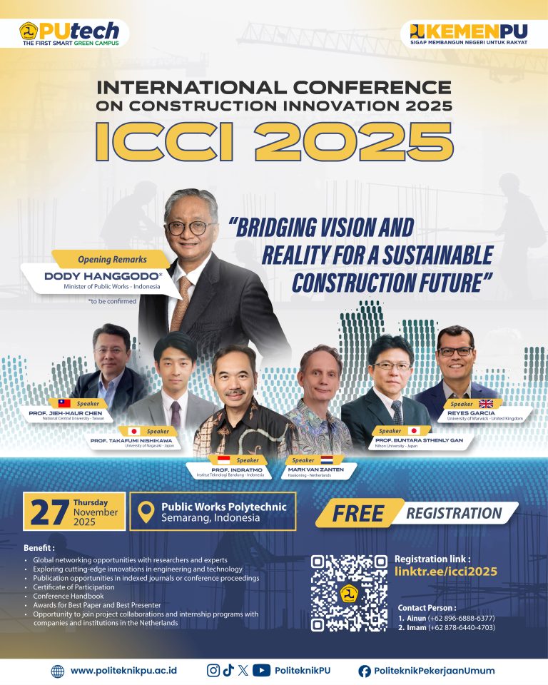 PUtech Bersiap Menyambut ICCI 2025, Ajang Konferensi Internasional tentang Inovasi Konstruksi Berkelanjutan