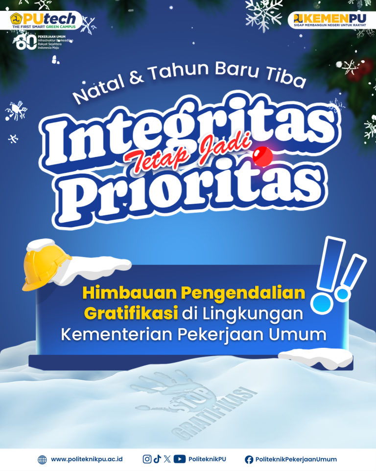 Sambut Natal dan Tahun Baru, Integritas Tetap Prioritas
