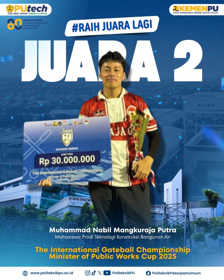 Mahasiswa PUtech Raih Juara 2 International Gateball Minister of Public Works Cup 2025