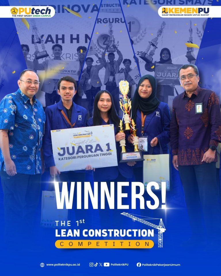 PUtech Perdana Gelar Lean Construction Competition, Ini Daftar Pemenangnya