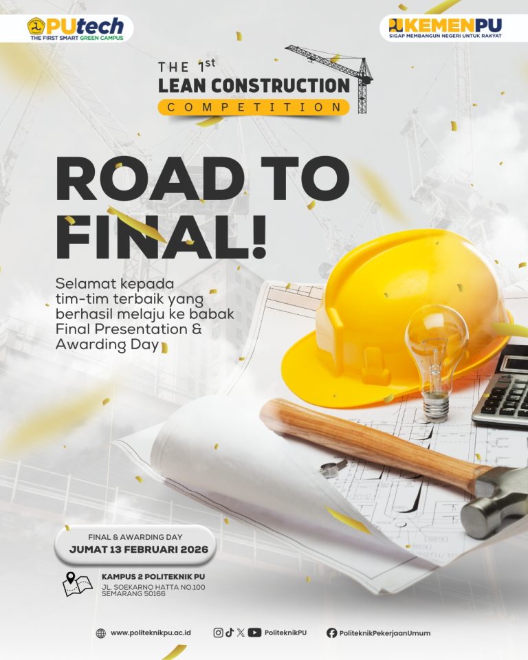 Resmi Diumumkan, Inilah Finalis The 1st Lean Construction Competition PUtech