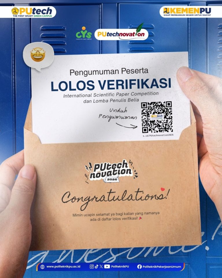 Daftar Peserta Lolos Verifikasi PUtechnovation 2026 Resmi Diumumkan