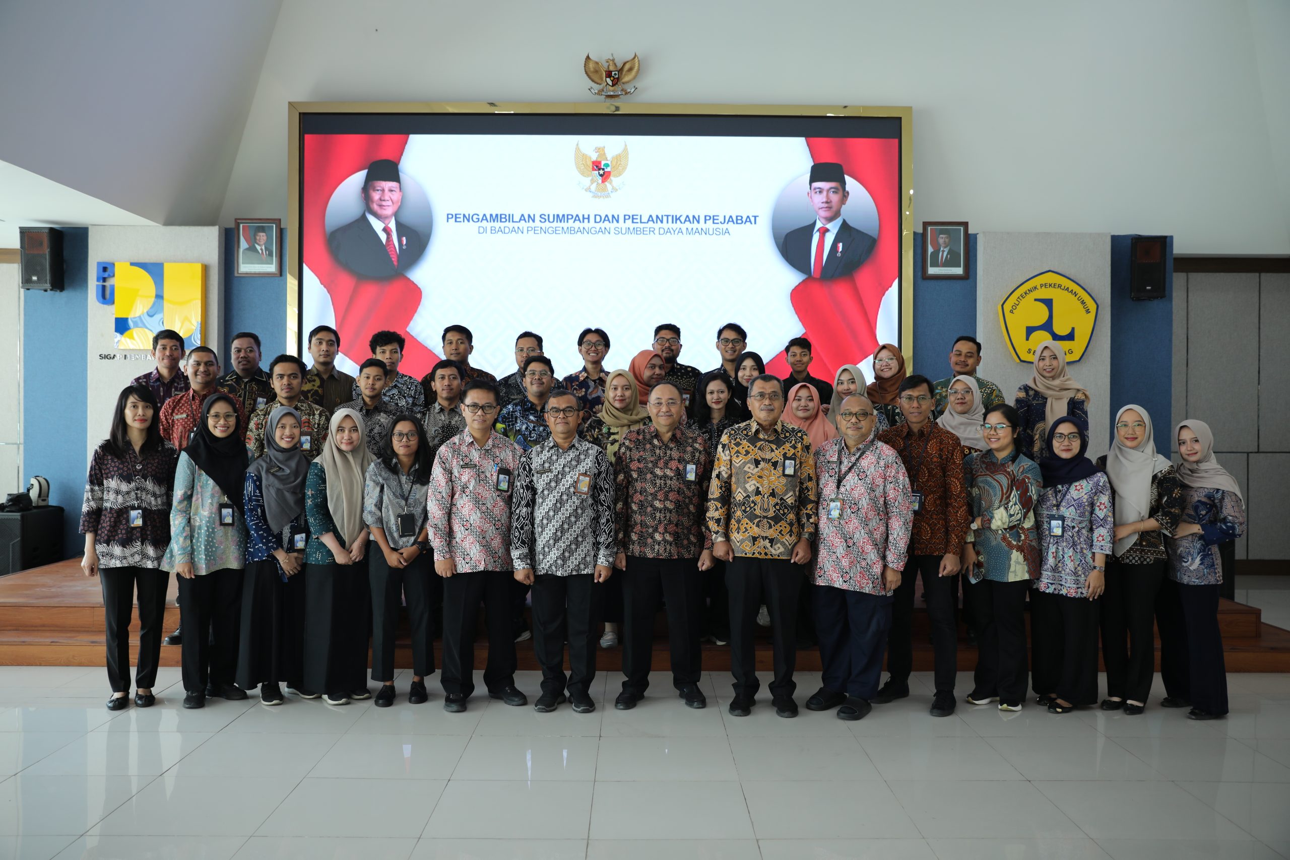 35 Pegawai PUtech Dilantik, Perkuat SDM Institusi